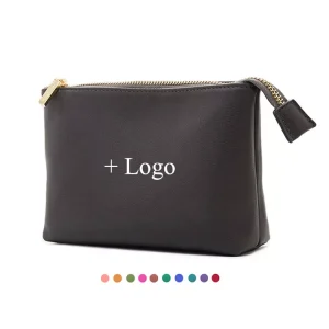 Small pu leather cosmetic bag